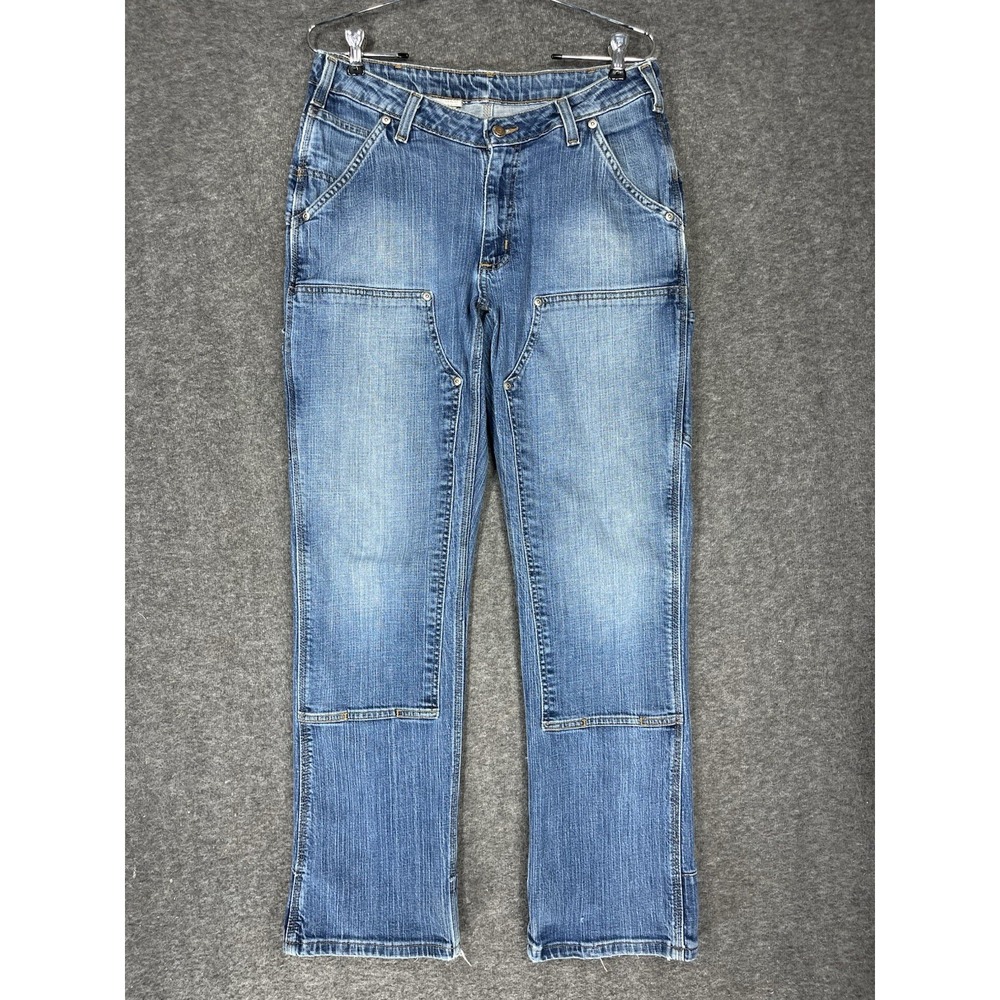 Vintage Carhartt Double Knee Jeans Womens 10x32 Carpenter Distressed faded